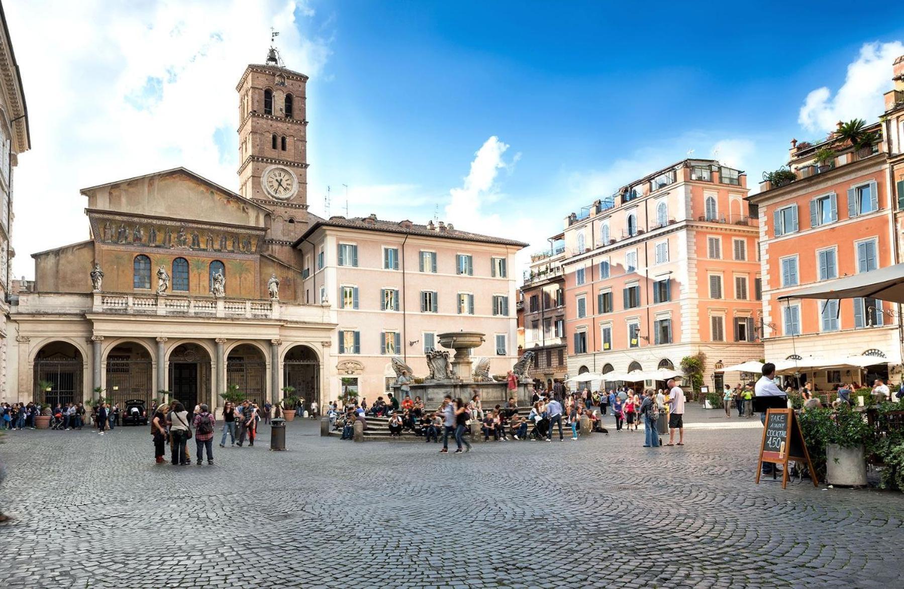 Guest House O Affittacamere La Civetta Di Trastevere B โรม ภายนอก รูปภาพ